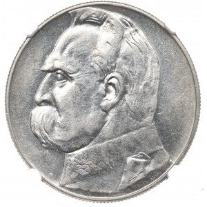 II RP, 10 złotych 1935 Piłsudski - NGC AU55