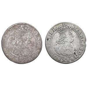 John II Casimir, Set of sixes 1663-67