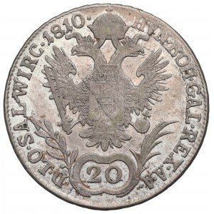 Rakúsko, František I., 20 krajcars 1810