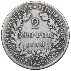 Poľské kráľovstvo, Mikuláš I., 2 zloté 1830