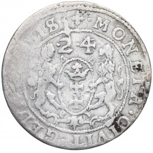 Žigmund III Vasa, Ort 1623/4, Gdansk - PRV
