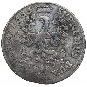 Prussia, 18 groschen 1684, Konigsberg