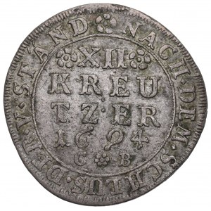 Niemcy, Arcybiskupstwo Mainz, 12 krajcarów 1694