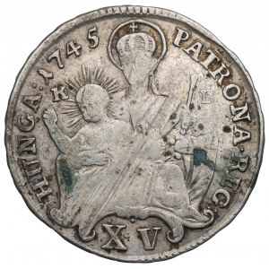 Maďarsko, 15 krajcars 1745