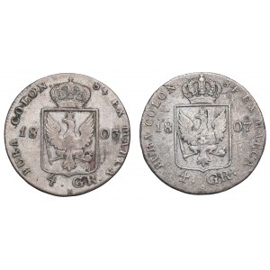 Nemecko, Prusko, sada 4 grošov 1803-07