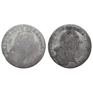 Germany, Prussia, Lot 1/12 thaler 1764-66