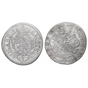Niemcy, Bawaria, Zestaw groszy 1701-19