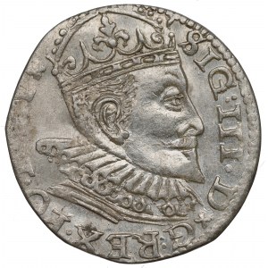 Zygmunt III Waza, Trojak 1594, Ryga - gwiazdka na końcu
