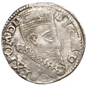 Zygmunt III Waza, Trojak 1599, Lublin - duża głowa - rzadki