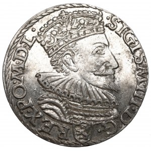 Zygmunt III Waza, Trojak 1594, Malbork - menniczy