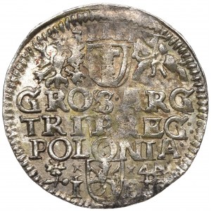 Zygmunt III Waza, Trojak 1595, Wschowa - piękny