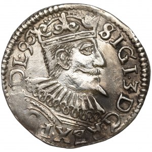 Zygmunt III Waza, Trojak 1596, Poznań - menniczy