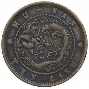 Chiny, Hu-Nan, 10 cash 1906