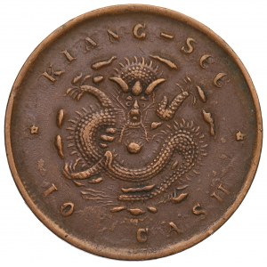 Chiny, Republika, Kiangsi, 10 cash 1902