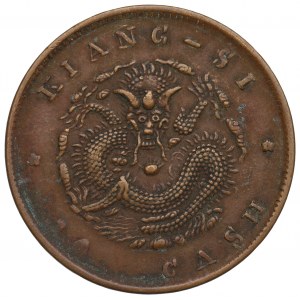 Chiny, Republika, Kiangsi, 10 cash 1902