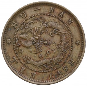 Chiny, Hu-Nan, 10 cash 1902-06