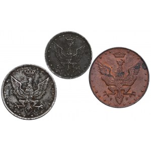 Kingdom of Poland, Set of 5-20 fenigs 1917-18