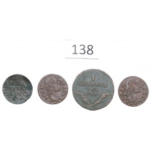 Königliches und geteiltes Polen, Kupfermünzensatz