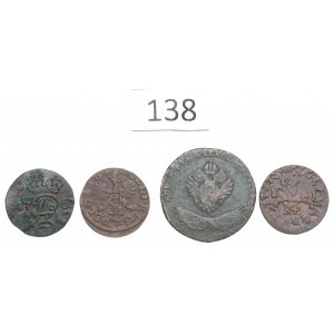 Royal Poland and Under Partitions, Set of Copper Coins