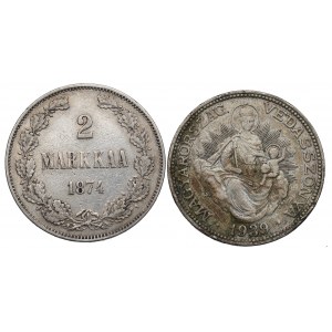 Węgry i Finlandia, Zestaw monet