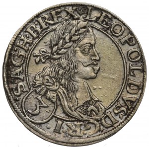 Austria, Leopold, 3 krajcary 1663, Wiedeń