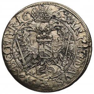 Rakúsko, Leopold, 3 krajcars 1663, Viedeň
