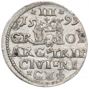 Sigismund III, 3 groschen 1599, Riga