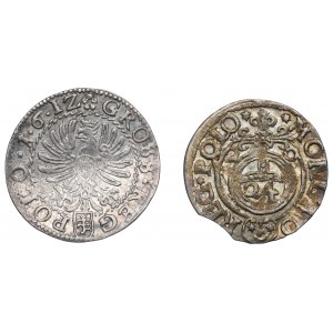 Sigismund III Vasa, Set of a penny 1612 and a half-track 1620