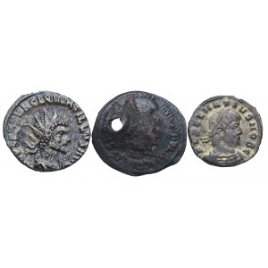 Roman Empire, Set of 3 coinage coins