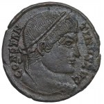 Cesarstwo Rzymskie, Konstantyn I, Follis Trewir - błąd PROVIDENTINE AVGG