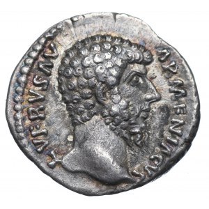 Cesarstwo Rzymskie, Lucjusz Werus, Denar - TR P IIII IMP II COS II
