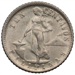 Filipíny, 10 centavos 1945