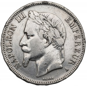 Francúzsko, 5 frankov 1870