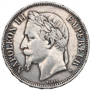 France, 5 francs 1870