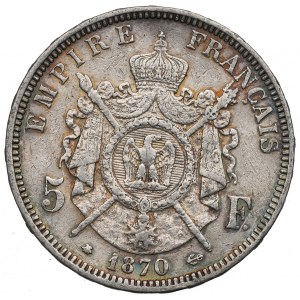 Francúzsko, 5 frankov 1870