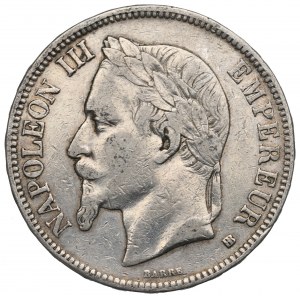 France, 5 francs 1868