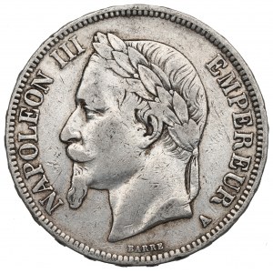 France, 5 francs 1867