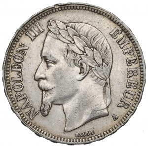 France, 5 francs 1867