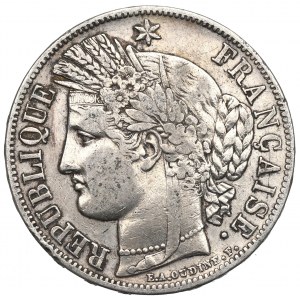 Francúzsko, 5 frankov 1850 A