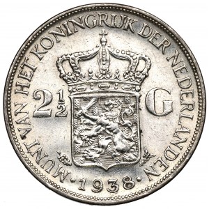 Holandsko, 2-1/2 guldenov 1938