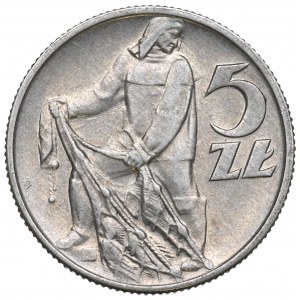 PRL, 5 złotych 1959 Rybak