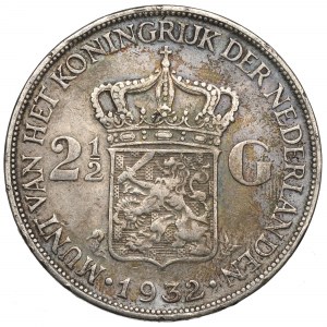 Netherlands, 2-1/2 gulden 1932