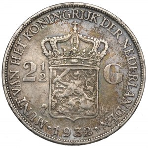 Holandsko, 2-1/2 guldenov 1932
