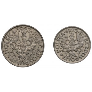 Druhá republika, sada 10-20 centov 1923