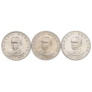 Poľská ľudová republika, sada 20 pozlátených mincí 1974-83 Nowotko