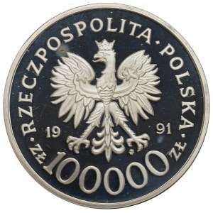 III RP, 100,000 zloty 1991 Narvik