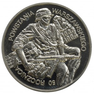 Third Republic, 100,000 zloty 1994 50th Anniversary of the Warsaw Uprising