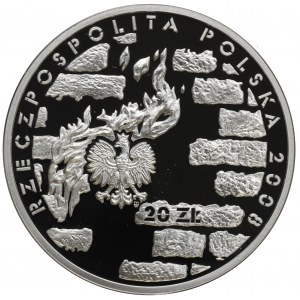 III RP, 20 PLN 2008 65. výročie povstania v gete