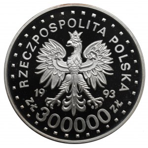 III RP, 300.000 złotych 1993 - 50 rocznica Powstania w Getcie Warszawskim