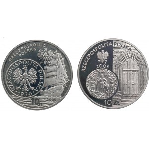 Tretia republika, sada 10 ks Zlato 2003-05